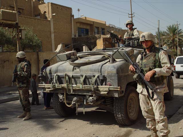On Patrol In Baghdad