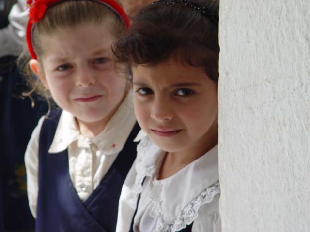 Two School Girls In Balad