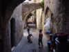 Two Boys Playing In Old Town Saida