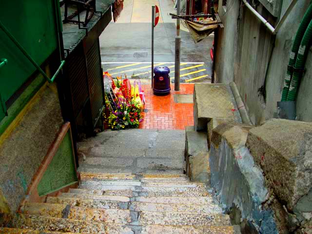 Stairs In Alley