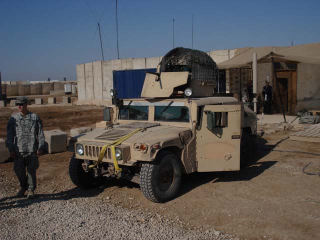 Humvee Prepared For Patrol