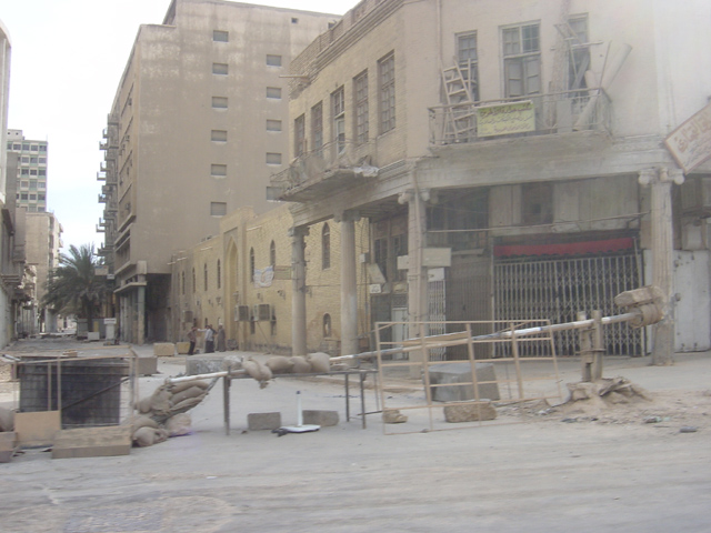 Baghdad Blocked Street