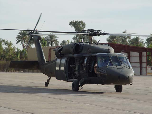 Blackhawk Landing In The Green Zone