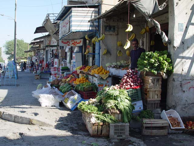 Vegetable Market On Karada Street