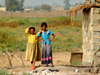 Two Little Girls In The Country Side