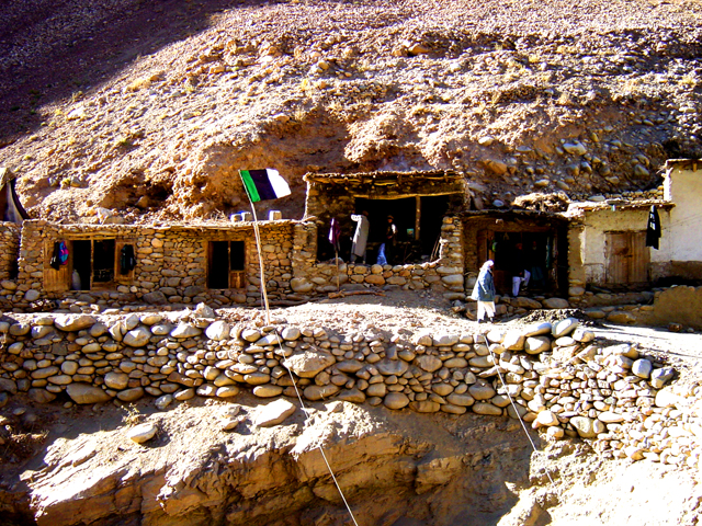 Village Of Rawat In The Panjshir Valley