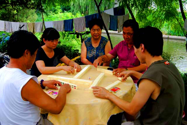 Playing Dominos 