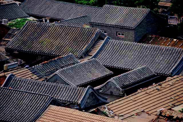 Roof Tops Of A Hutong